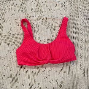 Neon Pink Bikini top